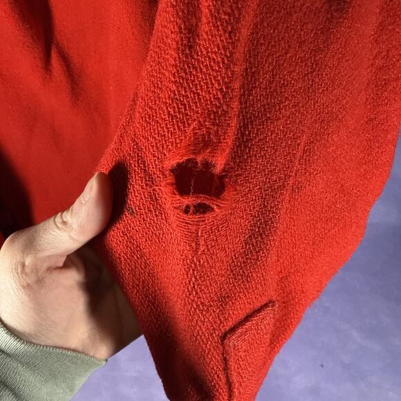 Vintage 60's Woolrich Bird Hunting Wool Light Jacket Under Jacket Size 51/17 - Picture 10 of 13